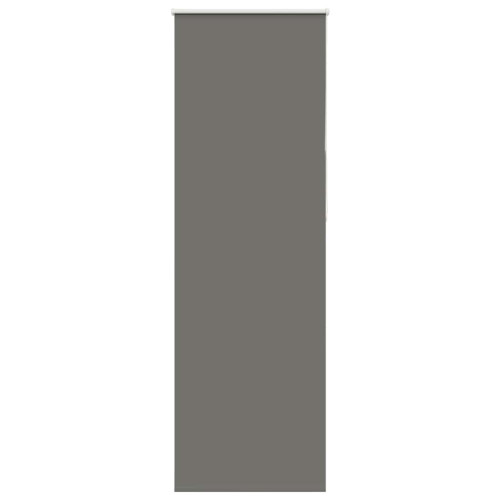 vidaXL Rullgardin mörkläggning grå 80x210 cm tyg bredd 75,7 cm