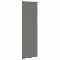 Produktbild för Rullgardin mörkläggning grå 80x210 cm tyg bredd 75,7 cm