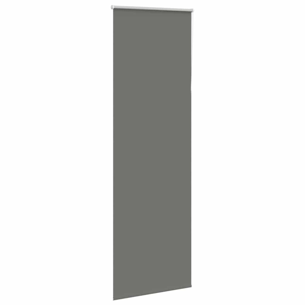 Produktbild för Rullgardin mörkläggning grå 85x210 cm tyg bredd 80,7 cm