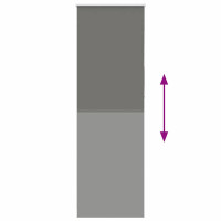 Produktbild för Rullgardin mörkläggning grå 85x210 cm tyg bredd 80,7 cm