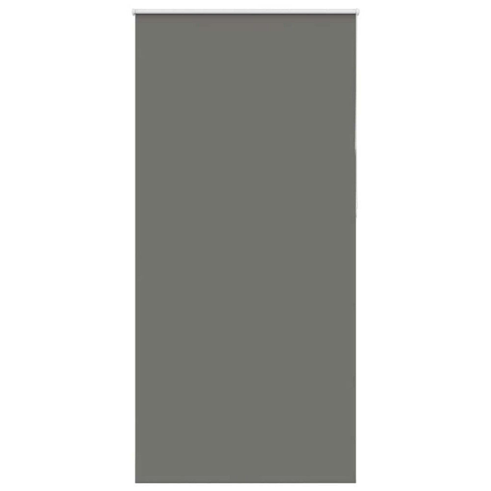 Produktbild för Rullgardin mörkläggning grå 90x210 cm tyg bredd 85,7 cm