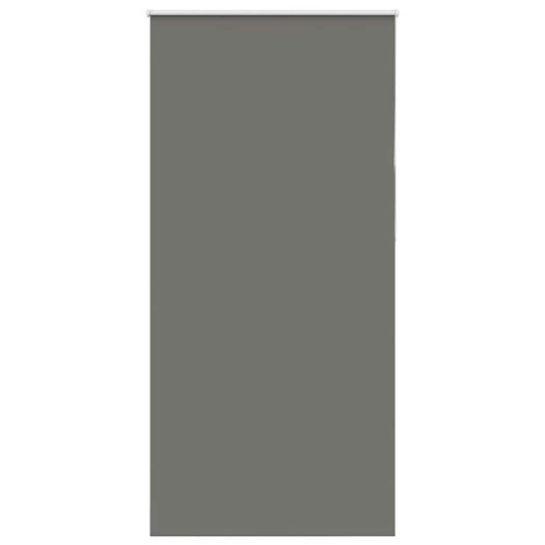 vidaXL Rullgardin mörkläggning grå 90x210 cm tyg bredd 85,7 cm