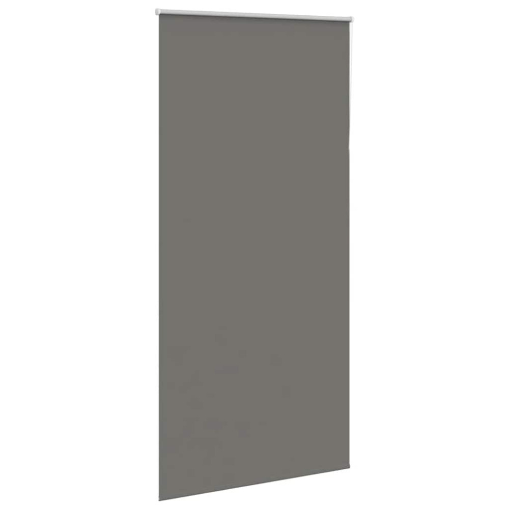 Produktbild för Rullgardin mörkläggning grå 90x210 cm tyg bredd 85,7 cm