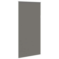 Produktbild för Rullgardin mörkläggning grå 90x210 cm tyg bredd 85,7 cm