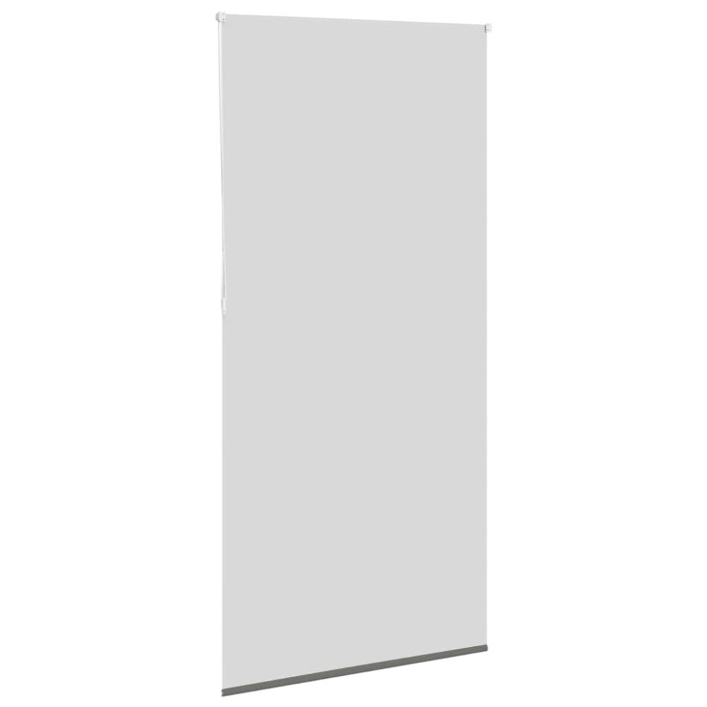 Produktbild för Rullgardin mörkläggning grå 90x210 cm tyg bredd 85,7 cm