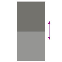 Produktbild för Rullgardin mörkläggning grå 90x210 cm tyg bredd 85,7 cm
