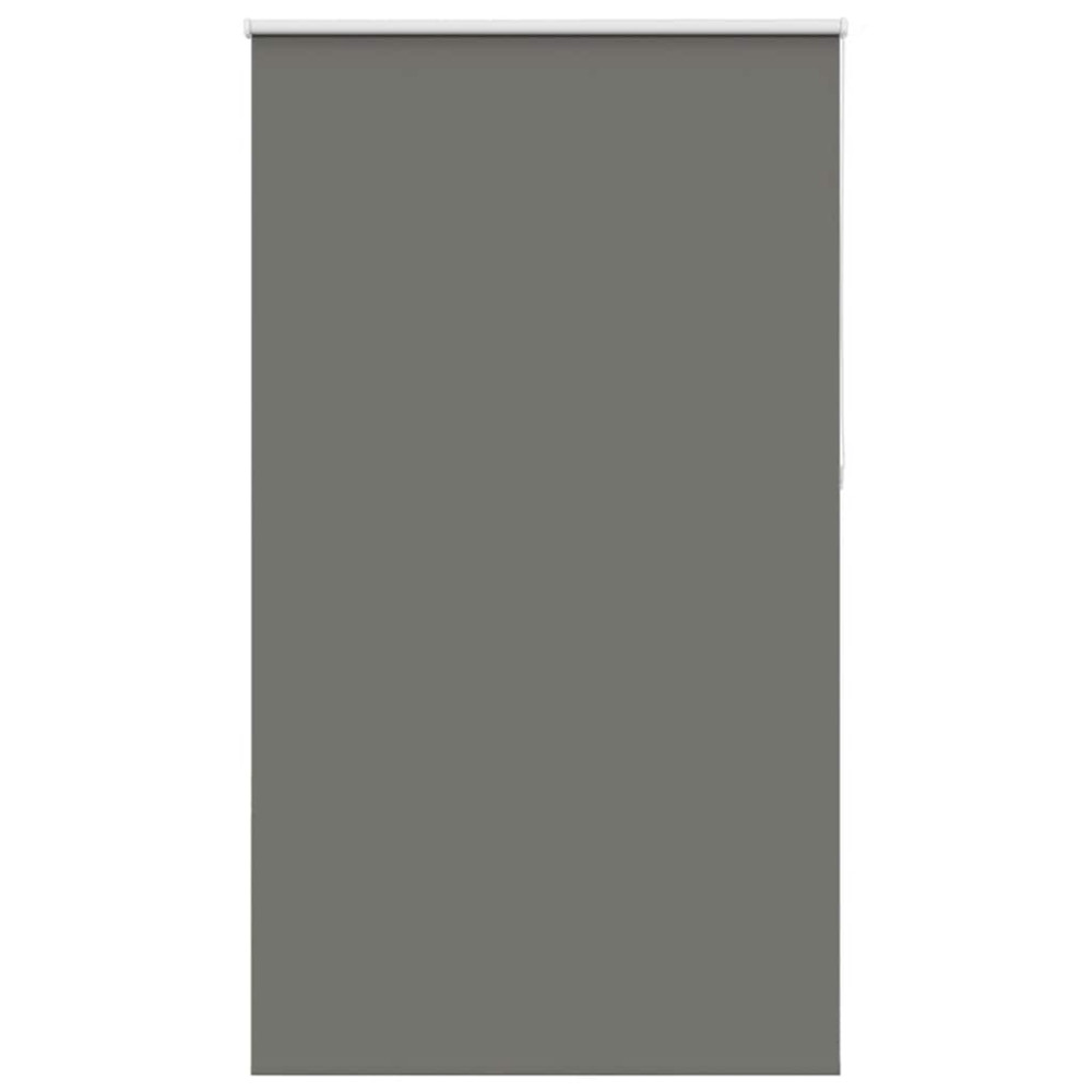 Produktbild för Rullgardin mörkläggning grå 140x210 cm tyg bredd 136,6 cm