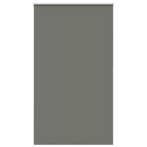 vidaXL Rullgardin mörkläggning grå 140x210 cm tyg bredd 136,6 cm