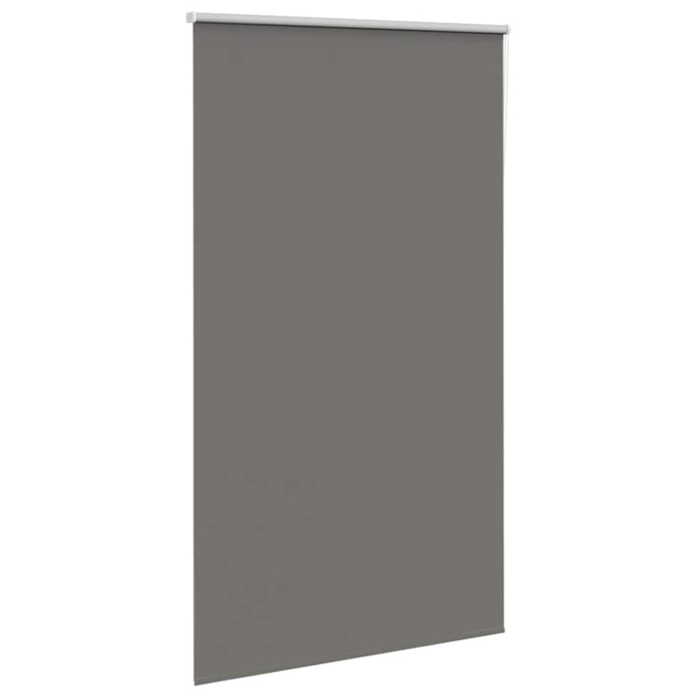 Produktbild för Rullgardin mörkläggning grå 140x210 cm tyg bredd 136,6 cm