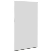 Produktbild för Rullgardin mörkläggning grå 140x210 cm tyg bredd 136,6 cm