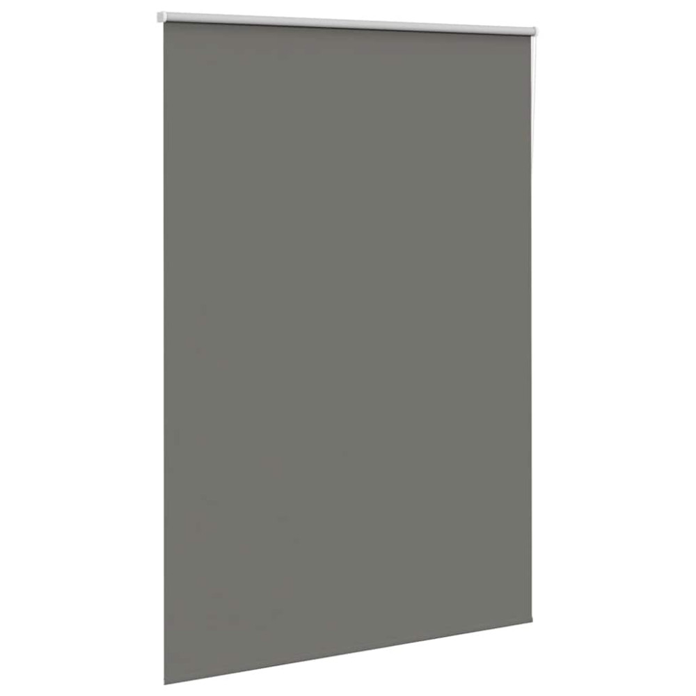 Produktbild för Rullgardin mörkläggning grå 150x230 cm tyg bredd 146,6 cm