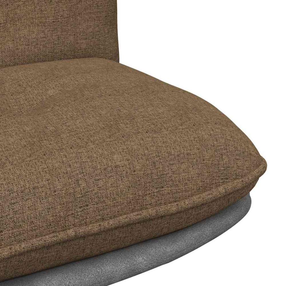 Produktbild för Snurrbar kontorsstol taupe tyg