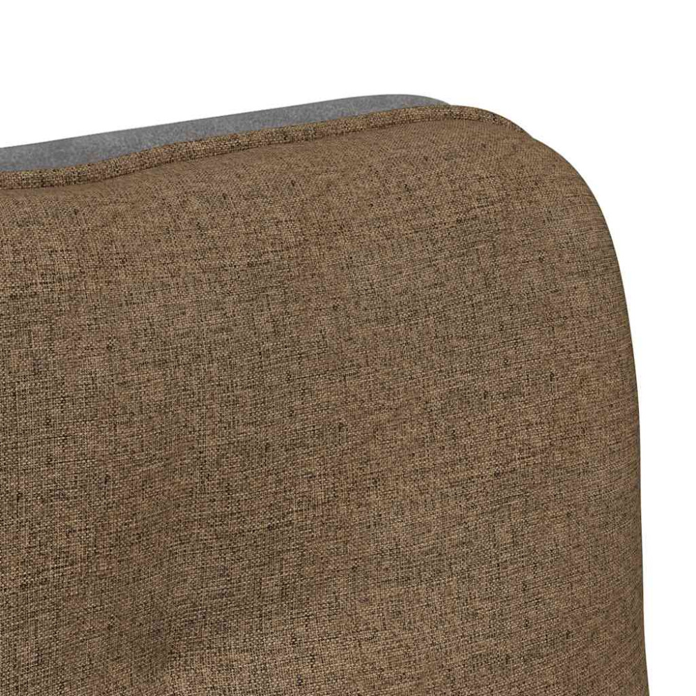 Produktbild för Snurrbar kontorsstol taupe tyg