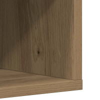 Produktbild för Skoskåp hantverksmässig ek 54x34x183 cm konstruerat trä