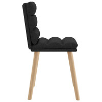 Produktbild för Matstolar 6 st svart tyg