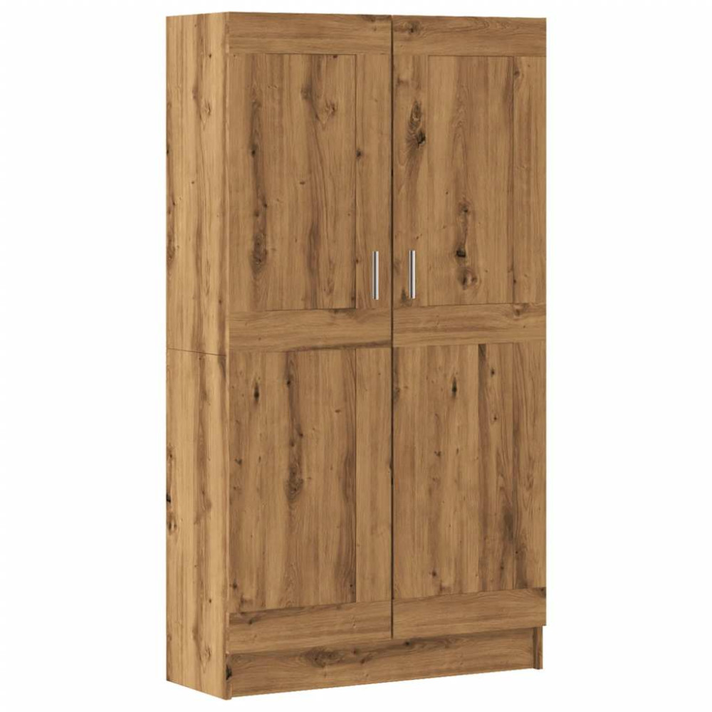 Produktbild för Bokhylla artisan ek 82,5x30,5x150 cm konstruerat trä