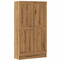 Produktbild för Bokhylla artisan ek 82,5x30,5x150 cm konstruerat trä