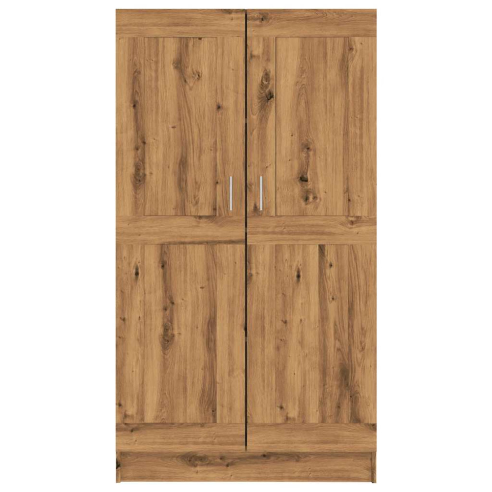 Produktbild för Bokhylla artisan ek 82,5x30,5x150 cm konstruerat trä