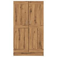 Produktbild för Bokhylla artisan ek 82,5x30,5x150 cm konstruerat trä