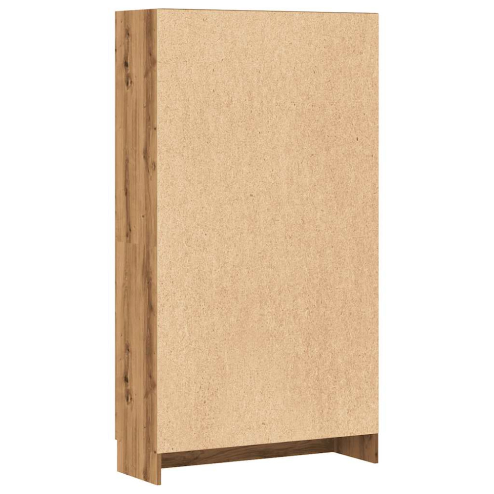 Produktbild för Bokhylla artisan ek 82,5x30,5x150 cm konstruerat trä