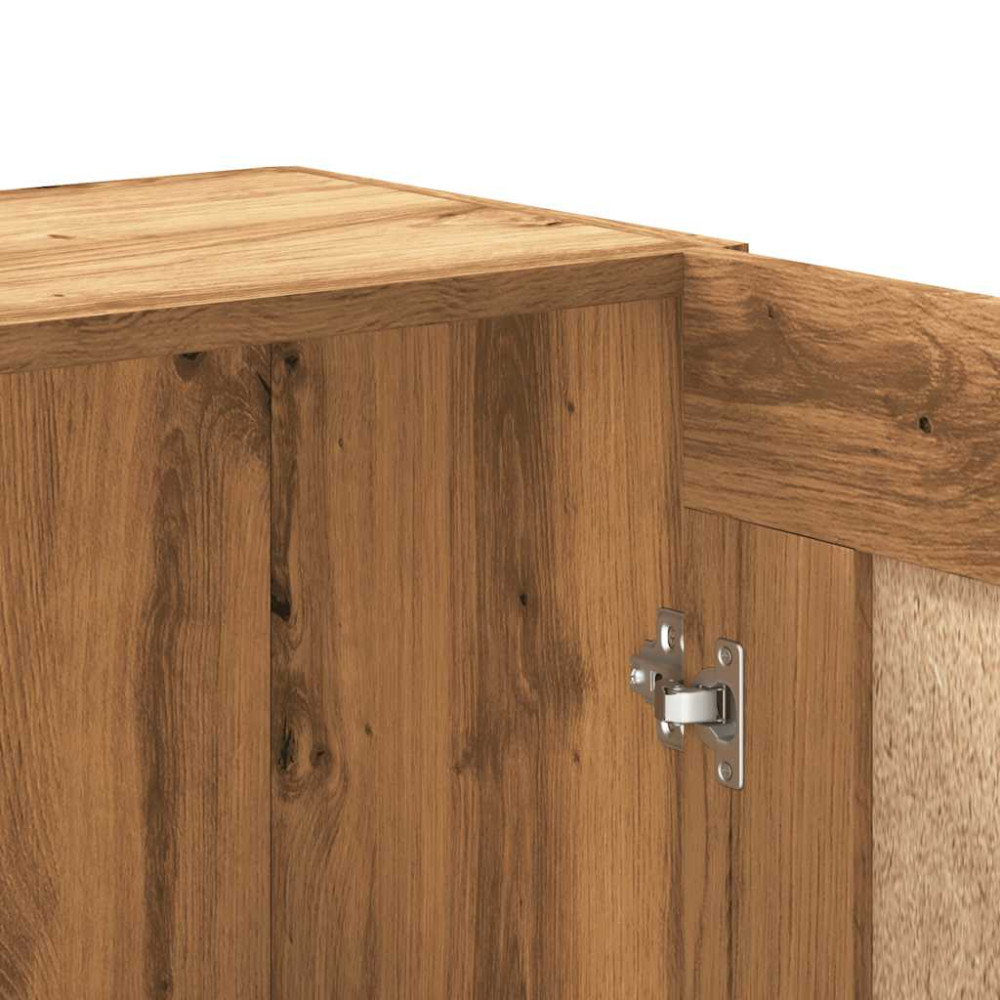 Produktbild för Bokhylla artisan ek 82,5x30,5x150 cm konstruerat trä
