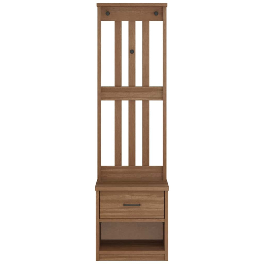 Produktbild för Hallgran "SANDNES" 45x40x159,5 cm massiv trä furu