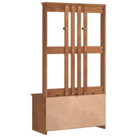 Produktbild för Hallträd SANDNES 87x40x159,5cm massiv träfuru
