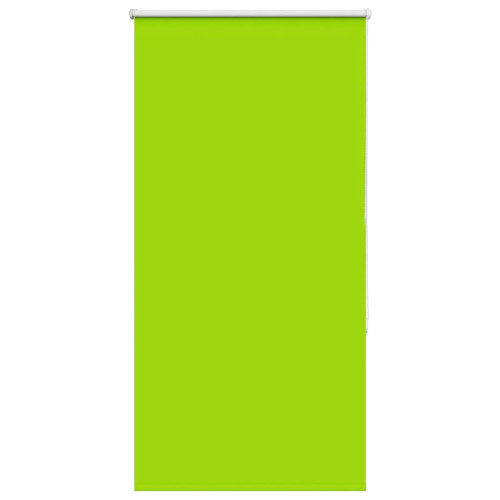 vidaXL Rullgardin mörkläggning blad grön 70x130 cm tyg bredd 65,7 cm