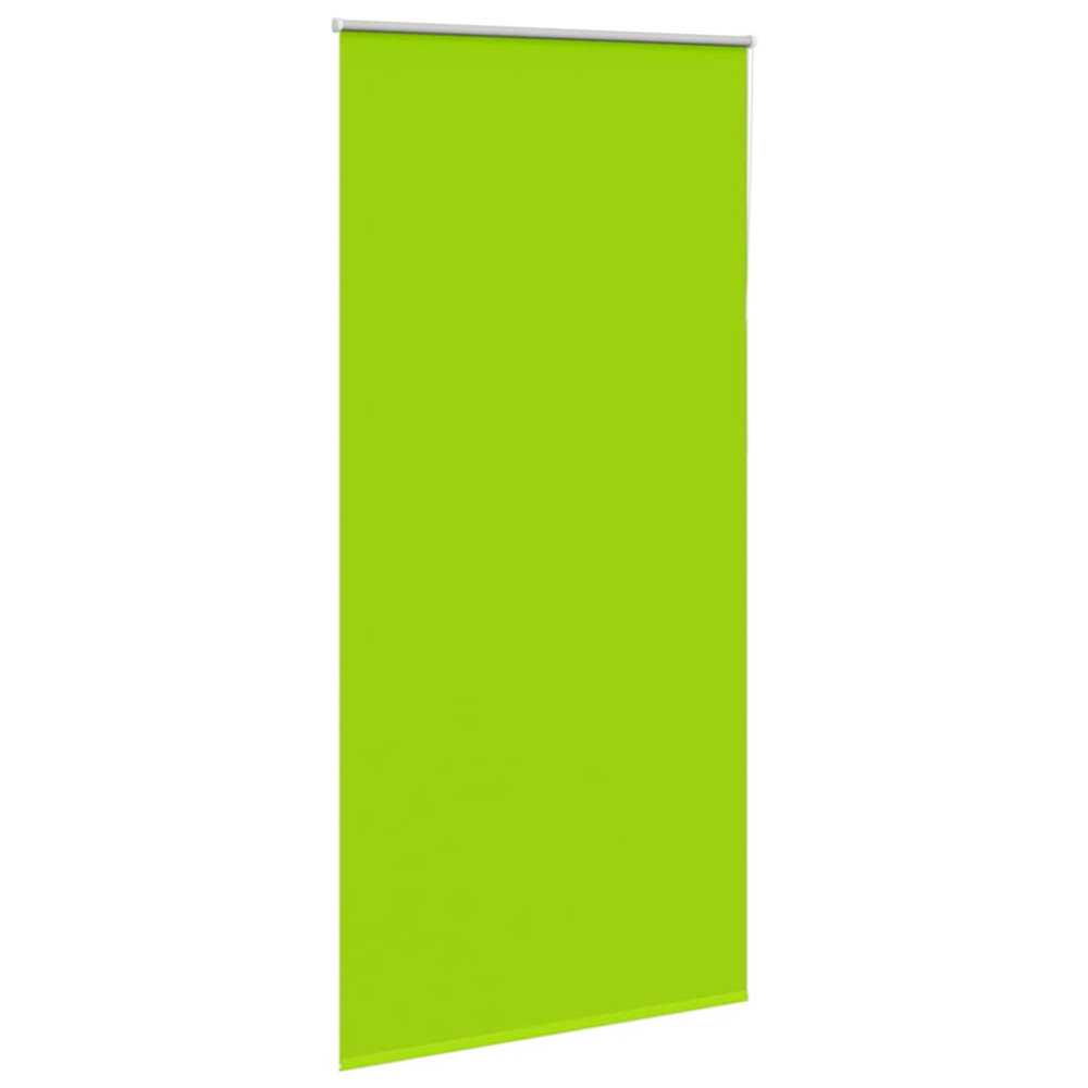 Produktbild för Rullgardin mörkläggning blad grön 110x230 cm tygbredd 105,7 cm