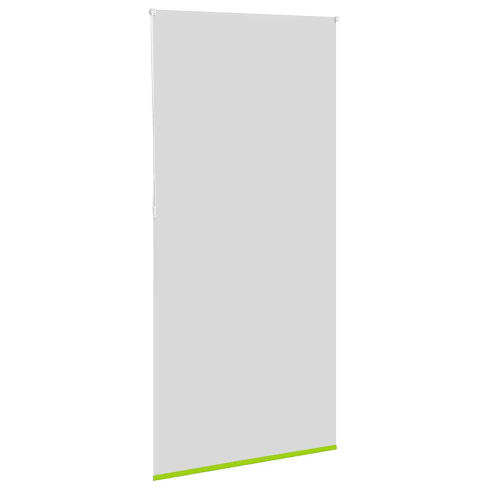 Produktbild för Rullgardin mörkläggning blad grön 110x230 cm tygbredd 105,7 cm