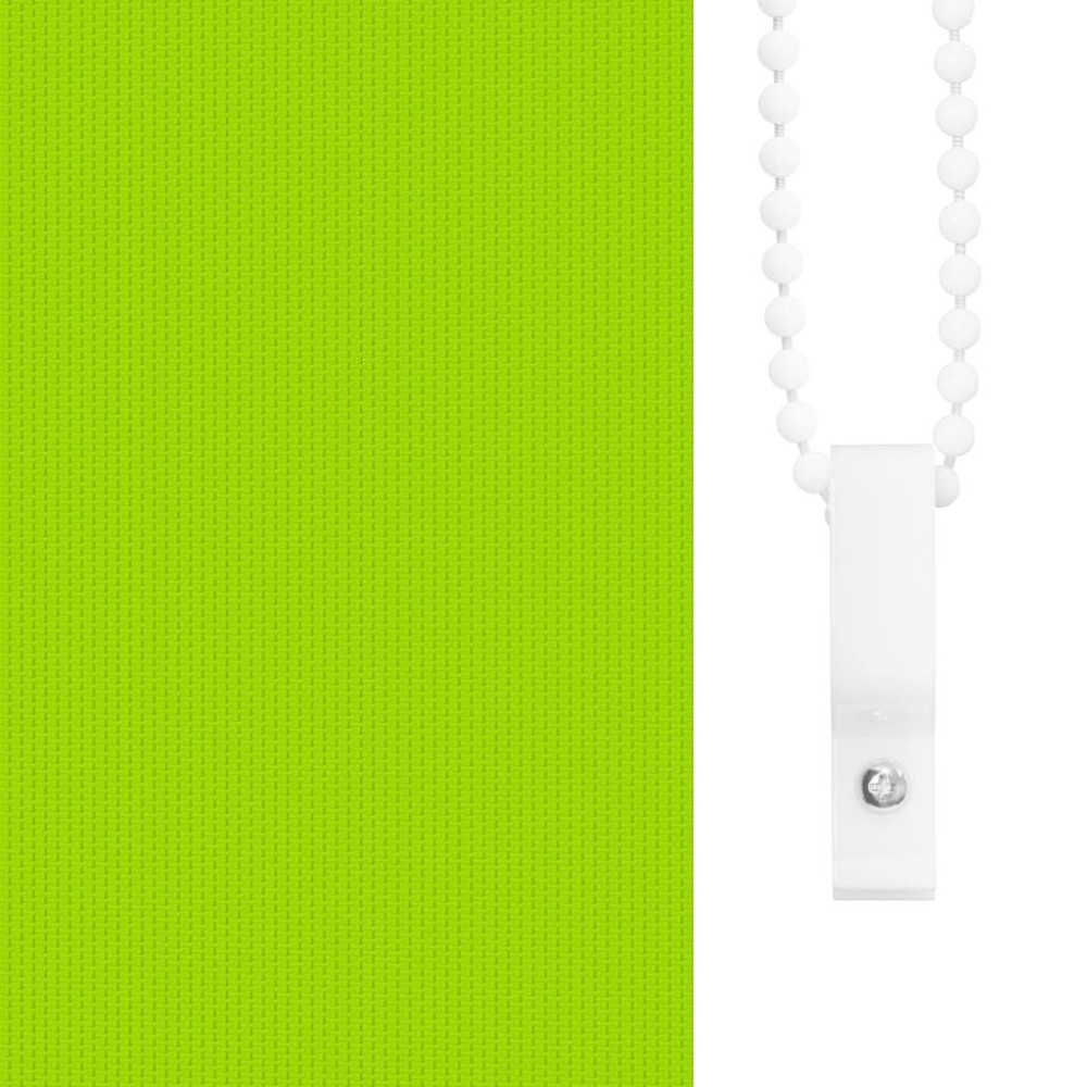 Produktbild för Rullgardin mörkläggning blad grön 110x230 cm tygbredd 105,7 cm
