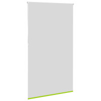 Produktbild för Rullgardin mörkläggning blad grön 125x230 cm tyg bredd 121,6 cm