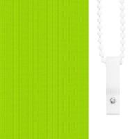 Produktbild för Rullgardin mörkläggning blad grön 125x230 cm tyg bredd 121,6 cm