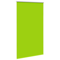 Produktbild för Rullgardin mörkläggning blad grön 135x230 cm tyg bredd 131,6 cm
