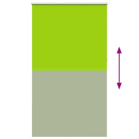 Produktbild för Rullgardin mörkläggning blad grön 135x230 cm tyg bredd 131,6 cm