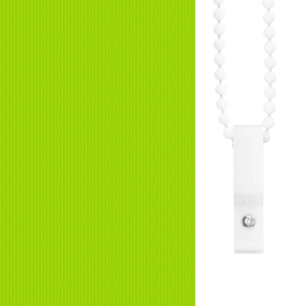 Produktbild för Rullgardin mörkläggning blad grön 135x230 cm tyg bredd 131,6 cm