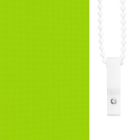 Produktbild för Rullgardin mörkläggning blad grön 135x230 cm tyg bredd 131,6 cm