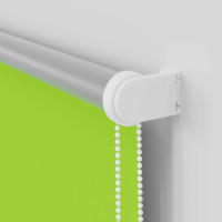 Produktbild för Rullgardin mörkläggning blad grön 155x230 cm tyg bredd 151,6 cm