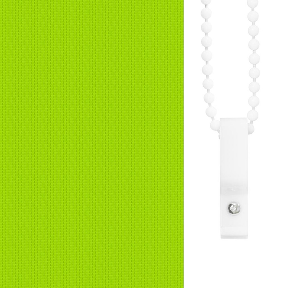 Produktbild för Rullgardin mörkläggning blad grön 155x230 cm tyg bredd 151,6 cm