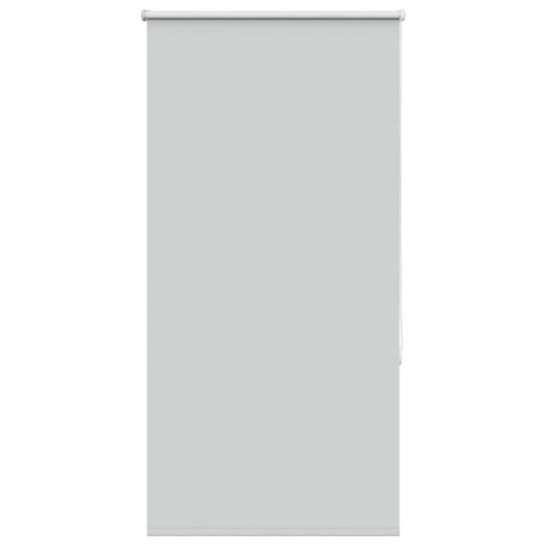 vidaXL Rullgardin mörkläggning ljusgrå 85x130 cm tyg bredd 80,7 cm