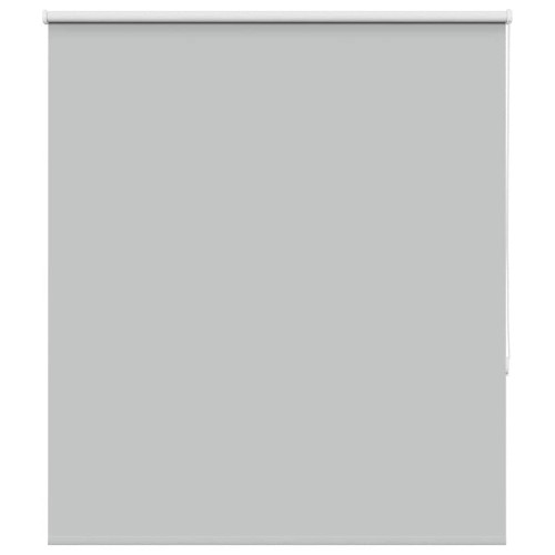 vidaXL Rullgardin mörkläggning ljusgrå 120x130 cm tyg bredd 116,6 cm