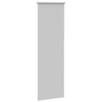 Produktbild för Rullgardin mörkläggning ljusgrå 55x150 cm tyg bredd 50,7 cm