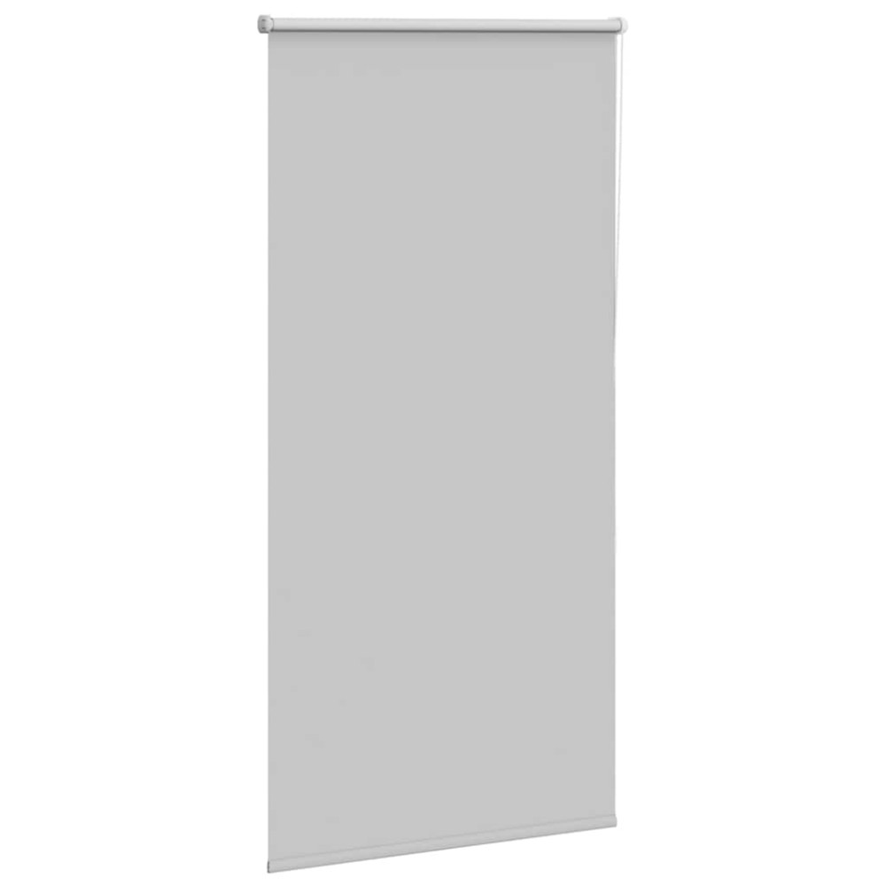 Produktbild för Rullgardin mörkläggning ljusgrå 65x150 cm tyg bredd 60,7 cm