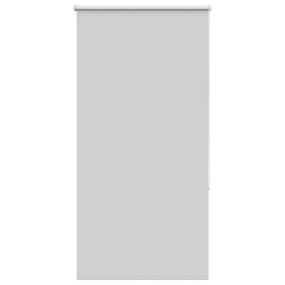 Produktbild för Rullgardin mörkläggning ljusgrå 80x150 cm tyg bredd 75,7 cm