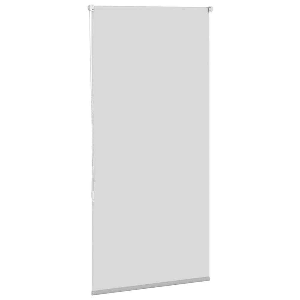 Produktbild för Rullgardin mörkläggning ljusgrå 85x150 cm tyg bredd 80,7 cm