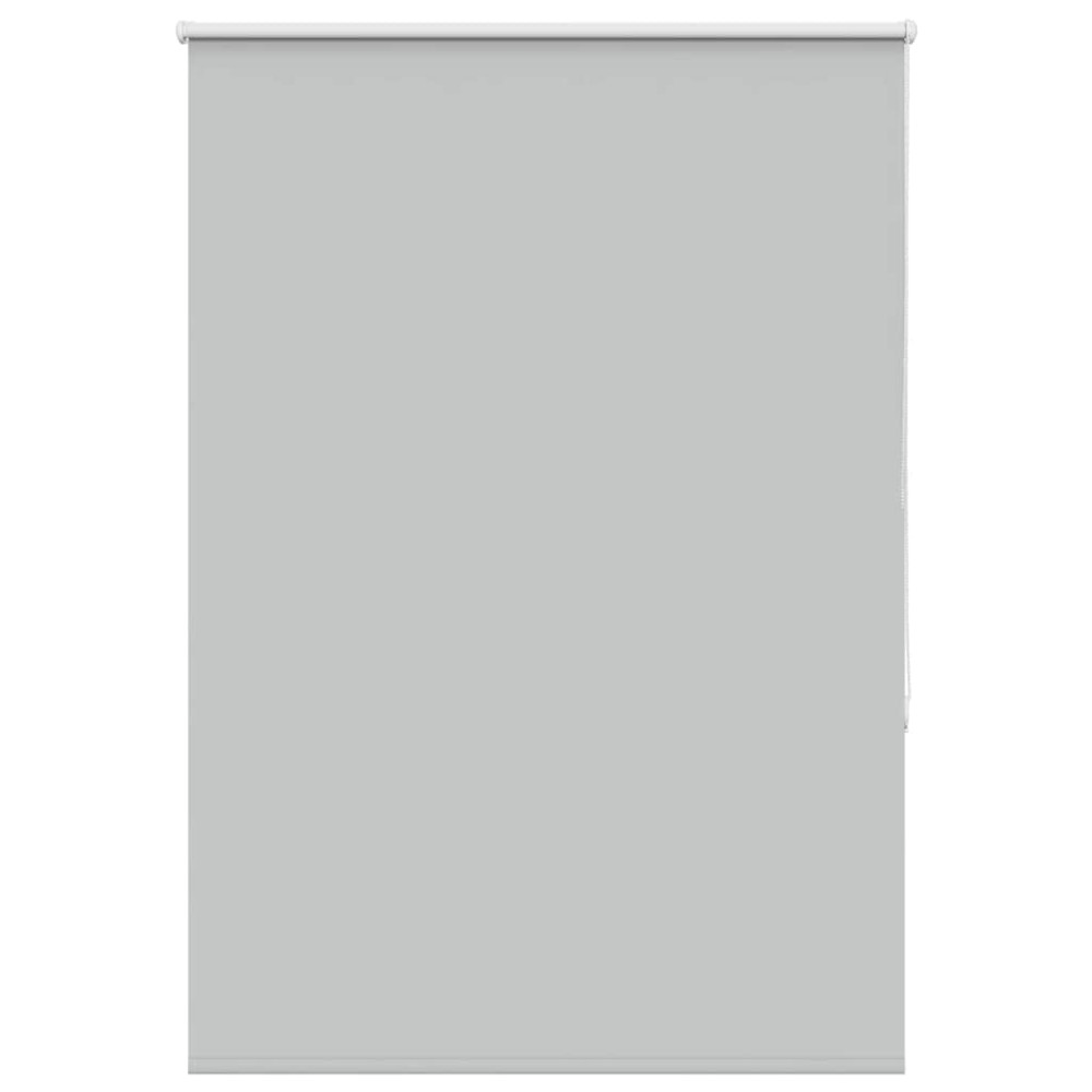 Produktbild för Rullgardin mörkläggning ljusgrå 100x150 cm tyg bredd 95,7 cm