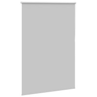 Produktbild för Rullgardin mörkläggning ljusgrå 105x150 cm tygbredd 100,7 cm