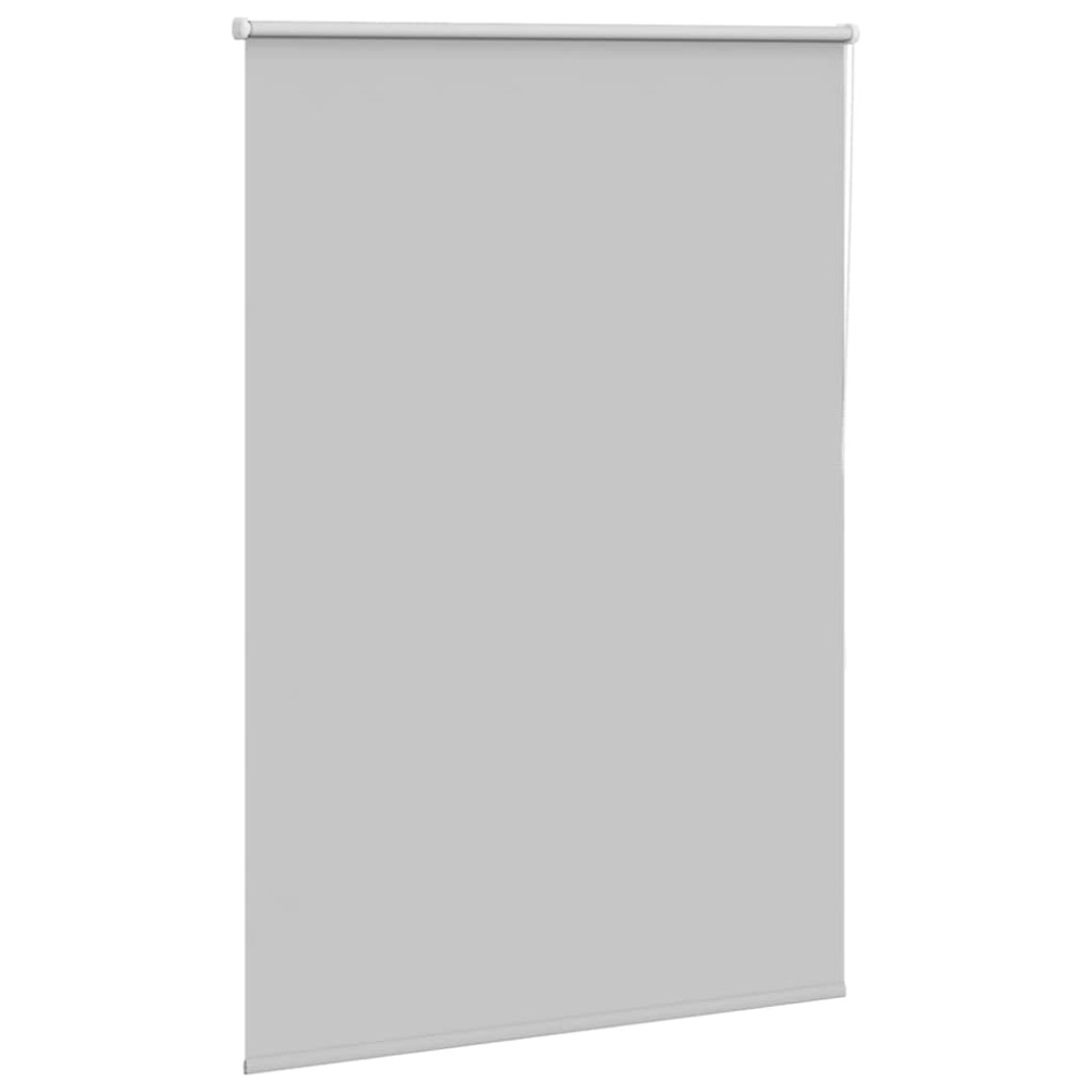 Produktbild för Rullgardin mörkläggning ljusgrå 110x150 cm tyg bredd 105,7 cm