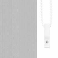 Produktbild för Rullgardin mörkläggning ljusgrå 155x150 cm tyg bredd 151,6 cm