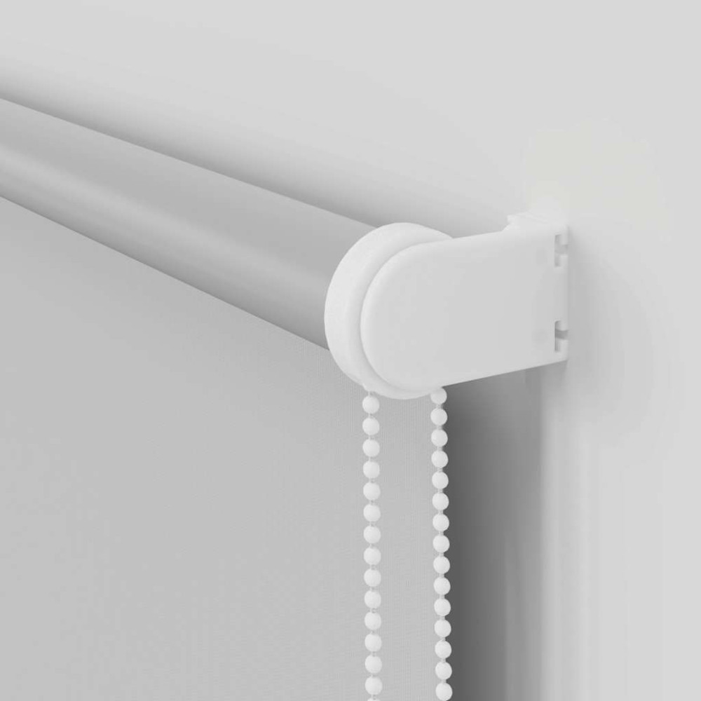 Produktbild för Rullgardin mörkläggning ljusgrå 160x150 cm tyg bredd 156,6 cm